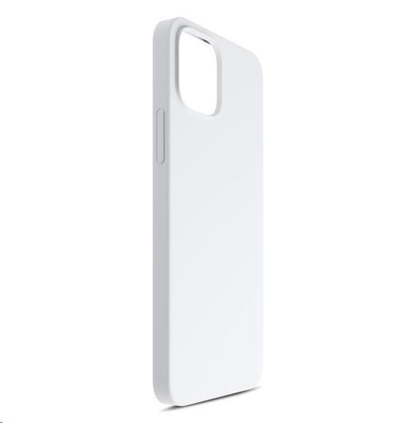 3mk ochranný kryt Hardy Silicone MagCase pro Apple iPhone 15,  Silver-White5