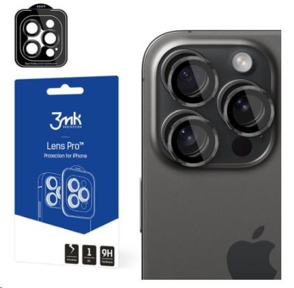 3mk ochrana kamery Lens Protection Pro pro Apple iPhone 15 Pro Max,  Graphite