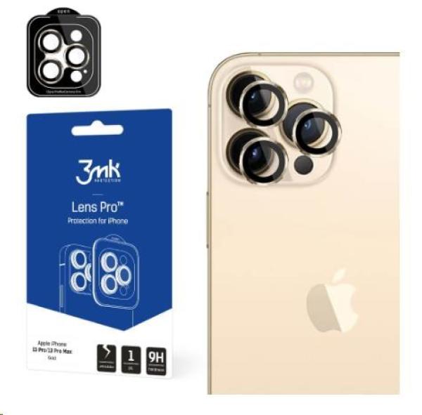 3mk ochrana kamery Lens Protection Pro pro Apple iPhone 15 Pro,  Dark Gold