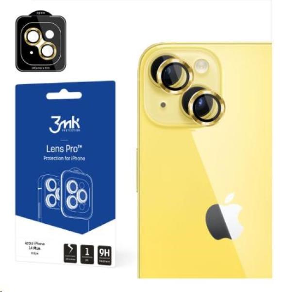 3mk ochrana kamery Lens Protection Pro pro Apple iPhone 15,  Yellow