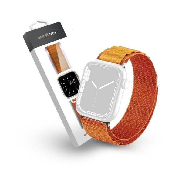 RhinoTech řemínek Ultra Alpine Loop pro Apple Watch 42/ 44/ 45/ 49mm oranžová