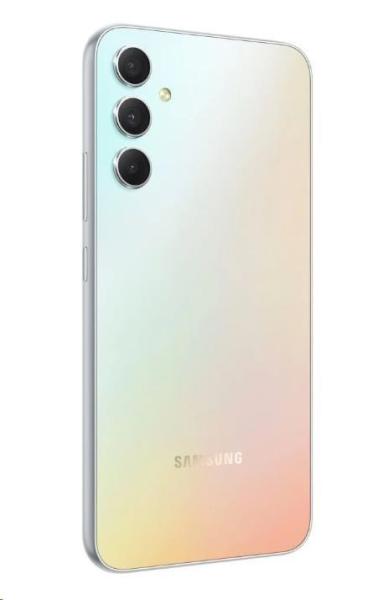 Samsung Galaxy A34 (A346),  6/ 128 GB,  5G,  stříbrný,  CZ distribuce6