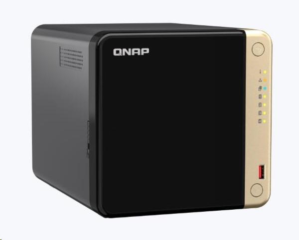 QNAP TS-464-8G (4C/ CeleronN5095/ 2, 9GHz/ 8GBRAM/ 4xSATA/ 2xM.2/ 2x2, 5GbE/ 2xUSB2.0/ 2xUSB3.2/ 1xPCIe/ 1xHDMI)2