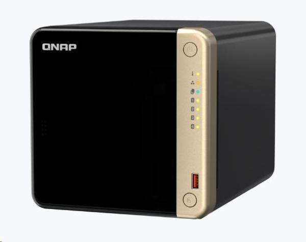QNAP TS-464-8G (4C/ CeleronN5095/ 2, 9GHz/ 8GBRAM/ 4xSATA/ 2xM.2/ 2x2, 5GbE/ 2xUSB2.0/ 2xUSB3.2/ 1xPCIe/ 1xHDMI)3