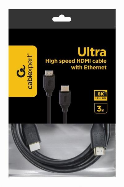 GEMBIRD Kabel CABLEXPERT HDMI 2.1, 8K, M/M, 3m, černý2