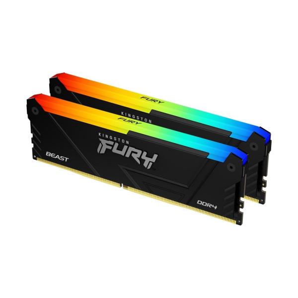 KINGSTON DIMM DDR4 32GB (Kit of 2) 2666MT/ s CL16 FURY Beast RGB