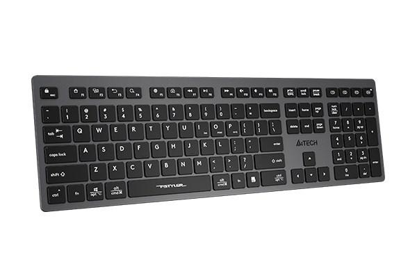 A4tech FBX50C,  bezdrátová kancelářská klávesnice,  šedá1