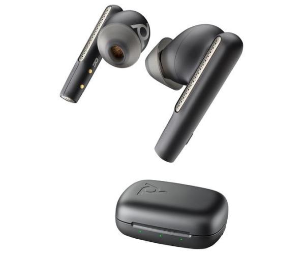 Poly Voyager Free 60 bluetooth headset,  BT700 USB-A adaptér,  nabíjecí pouzdro,  černá2