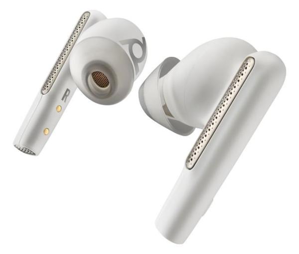 Poly Voyager Free 60 bluetooth headset,  BT700 USB-A adaptér,  nabíjecí pouzdro,  bílá1