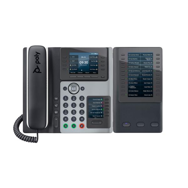 Poly Edge E400 IP Phone and PoE-enabled1