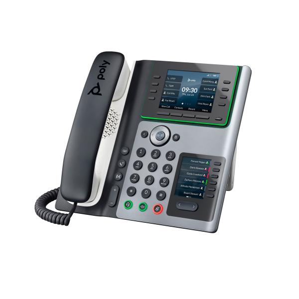 Poly Edge E400 IP Phone and PoE-enabled3