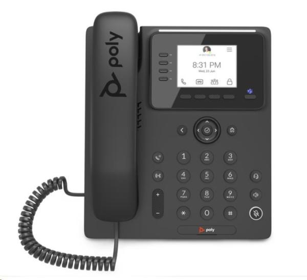 Poly CCX 350 firemní multimediální telefon,  Microsoft Teams,  PoE