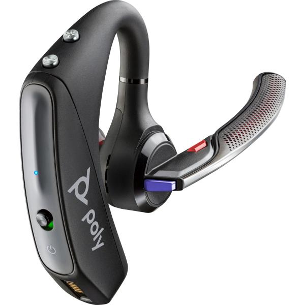 Poly bluetooth headset Voyager 5200 OFFICE MS Teams,  USB-A,  nabíjecí stojánek1