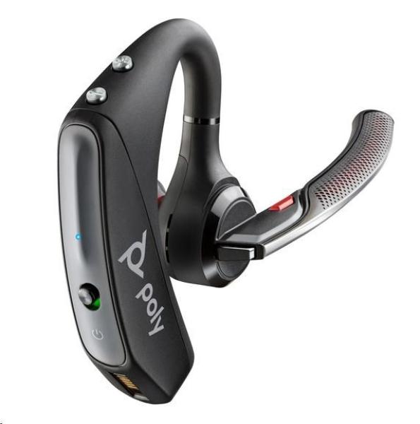 Poly Voyager 5200 OFFICE bluetooth headset,  USB-A,  nabíjecí stojánek