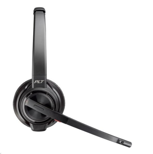 Poly Savi 8220 Stereo DECT 1880-1900 MHz Headset +Charging Cradle1