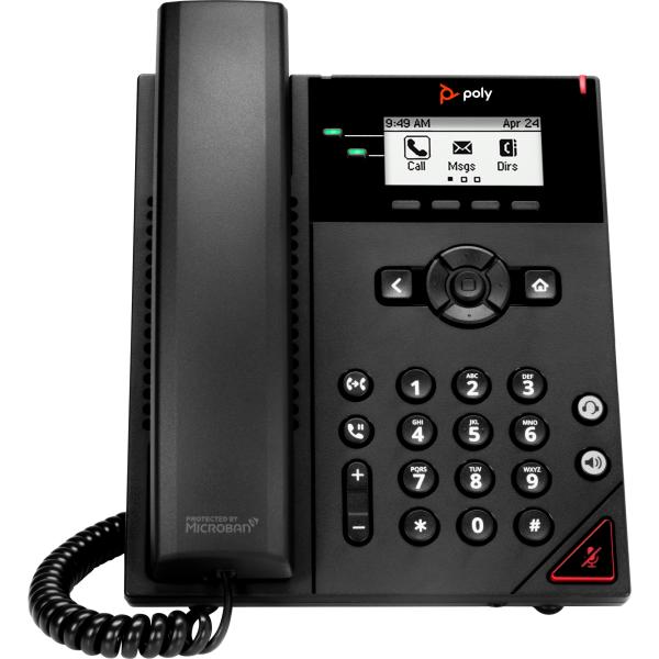 Poly VVX 150 2linkový IP telefon,  PoE