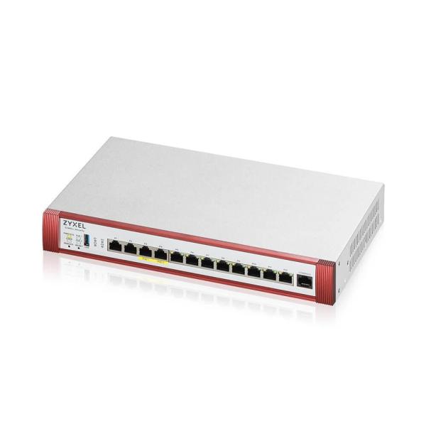 Zyxel USG FLEX 500H Series,  2*2.5G,  2*2.5G (PoE+) & 8 Gigabit user-definable ports,  1*USB with 1 YR Gold Security Pack0