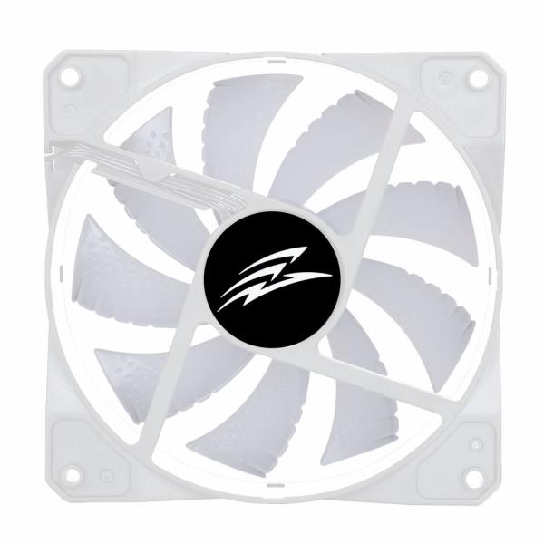EVOLVEO 12FMW ventilátor 120mm,  ARGB ring,  bílý rám,  master2