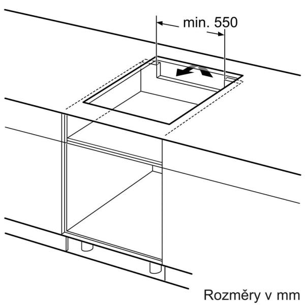 Siemens EX675FEC1E varná deska, 7400 W, indukční, časovač, zámek ovládacího panelu, rozpoznání hrnce, černá8