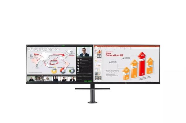 LG MT IPS LCD LED 27" 27QP88DP - IPS panel, dual monitor, 2560x1440, HDMI, DP, USB-C, daisy chain, ergonomicky stojan