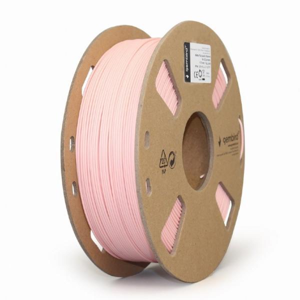 GEMBIRD Tisková struna (filament) PLA MATTE,  1, 75mm,  1kg,  růžová