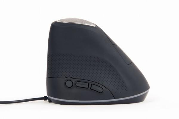 GEMBIRD myš MUS-ERGO-03,  Vertikální - Ergonomická,  drátová USB,  podsvícená,  šedá3