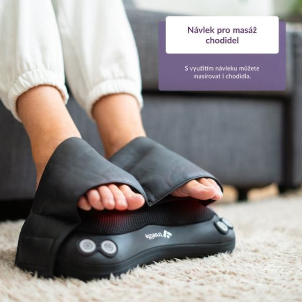 TrueLife RelaxBack B3 Charge - masážní polštář s dobíjecí baterií3