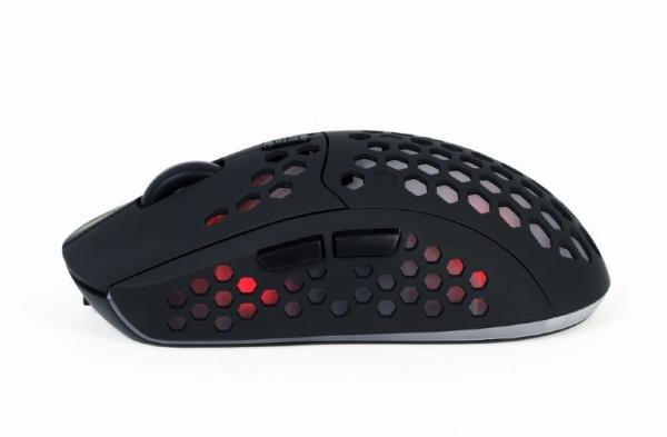 GEMBIRD myš RAGNAR WRX500,  černá,  bezdrátová,  podsvícená,  1600DPI,  USB nano receiver2