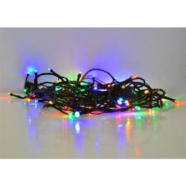 Solight LED venkovní vánoční řetěz,  200 LED,  20m,  přívod 5m,  8 funkcí,  časovač,  IP44,  vícebarevný4