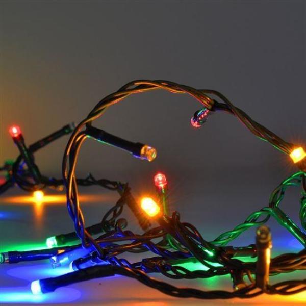 Solight LED WIFI smart venkovní vánoční řetěz,  400 LED,  20m,  přívod 5m,  teplá bílá + vícebarevný6