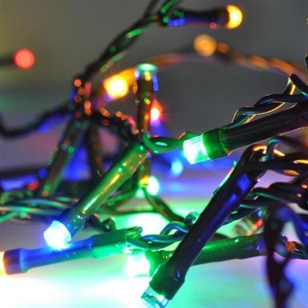 Solight LED WIFI smart venkovní vánoční řetěz,  400 LED,  20m,  přívod 5m,  teplá bílá + vícebarevný7