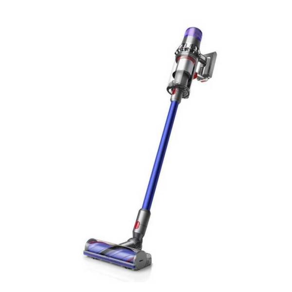 Dyson V11 (2023) akumulátorový vysvač,  Li-Ion baterie,  LCD displej,  3 režimy,  sběrná nádoba,  modrý /  stříbrný