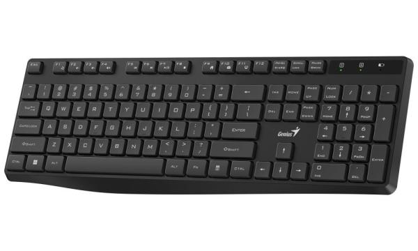 GENIUS klávesnice KB-7200,  bezdrátová 2, 4GHz,  Mini-receiver,  USB,  CZ+SK layout,  černá2