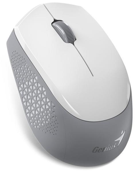 GENIUS myš NX-8000S BT/  duální Bluetooth + 2, 4GHz/  1200 dpi/  bezdrátová/  tichá/  bílošedá