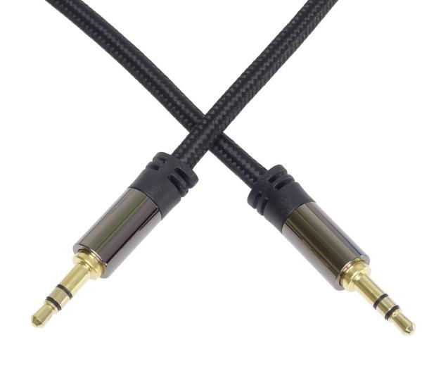 PREMIUMCORD kabel,  stíněný,  Jack 3.5mm - Jack 3.5mm M/ M 1, 5m