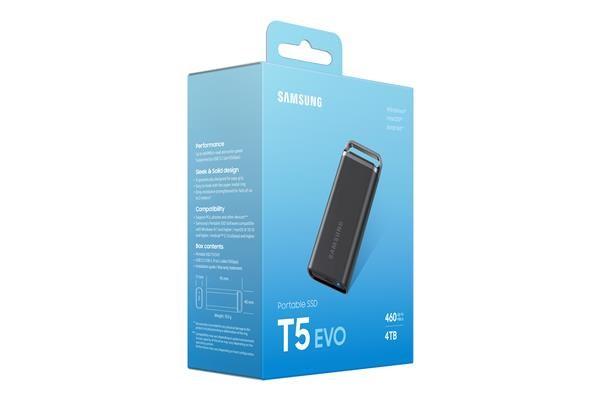 Samsung Externí SSD disk T5 EVO - 4TB - černý8