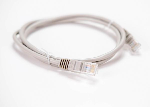 LYNX patch kabel Cat5E,  UTP - 0, 1m,  šedý (prodej po 10 ks)
