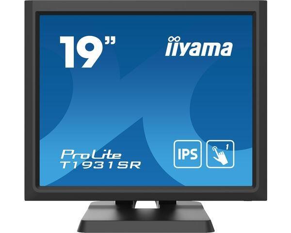iiyama ProLite T1931SR-B1S 19&quot; Resistive Touch, IPS, 1280x1024 DisplayPort, HDMI, 200cd/m2 (with touch), USB