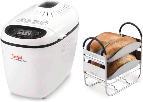Tefal PF610138 Home Bread Baguette domácí pekárna,  1600 W,  16 programů,  udržování teploty,  bílá4