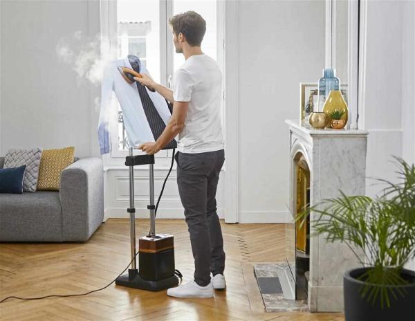 Tefal QT2020E0 IXEO Power napařovač oděvů,  2170 W,  třípolohové žehlicí prkno,  automatické vypnutí,  dezinfekce9