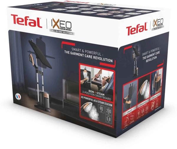 Tefal QT2020E0 IXEO Power napařovač oděvů,  2170 W,  třípolohové žehlicí prkno,  automatické vypnutí,  dezinfekce4