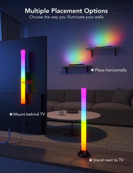 Govee SMART LED RGBIC Panel 38cm pro TV 43-75" - 2ks3