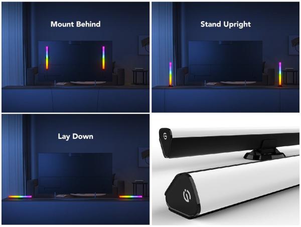 Govee SMART LED RGBIC Panel 38cm pro TV 43-75" - 2ks4
