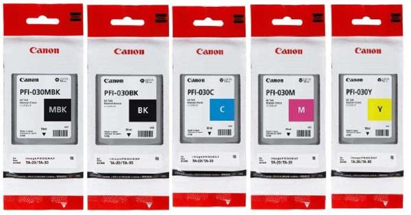 Canon CARTRIDGE PFI-030 C azurová pro imagePROGRAF TM-240 a TM-3400