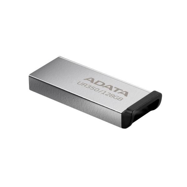 ADATA Flash Disk 128GB UR350,  USB 3.2 Dash Drive,  kov černá1