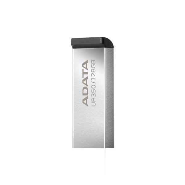 ADATA Flash Disk 128GB UR350,  USB 3.2 Dash Drive,  kov černá2