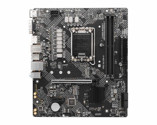 MSI MB Sc LGA1700 PRO H610M-G,  Intel H610,  2xDDR5,  1xDP,  1xHDMI,  1xVGA,  mATX0