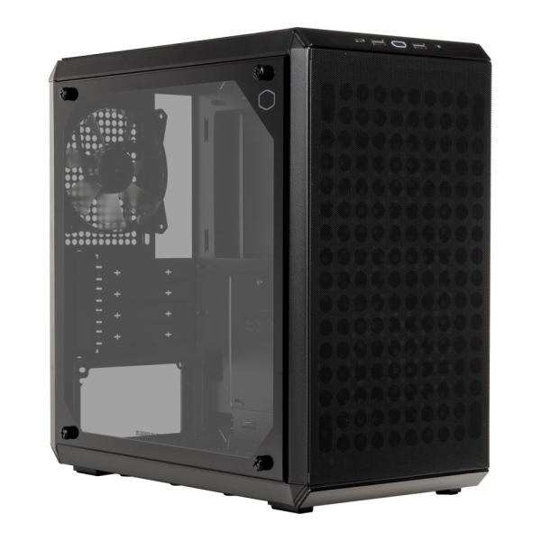 Cooler Master case MasterBox Q300L V2,  micro-ATX,  Mini Tower,  USB 3.2,  černá,  bez zdroje2