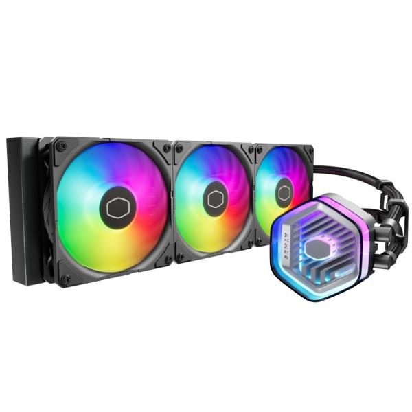 Cooler Master vodní chladič MasterLiquid 360 Atmos ARGB,  3x120mm,  LGA1851,  AM5,  černá1