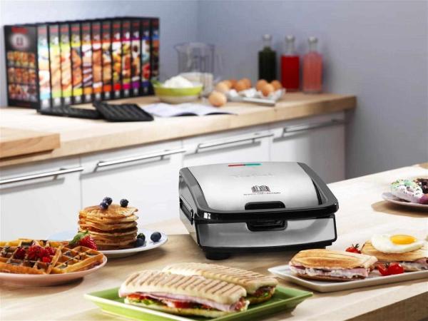 TEFAL SW854D16 Snack Collection 4v1 toustovač,  700 W,  vyměnitelné plotny,  indikátor připravenosti6